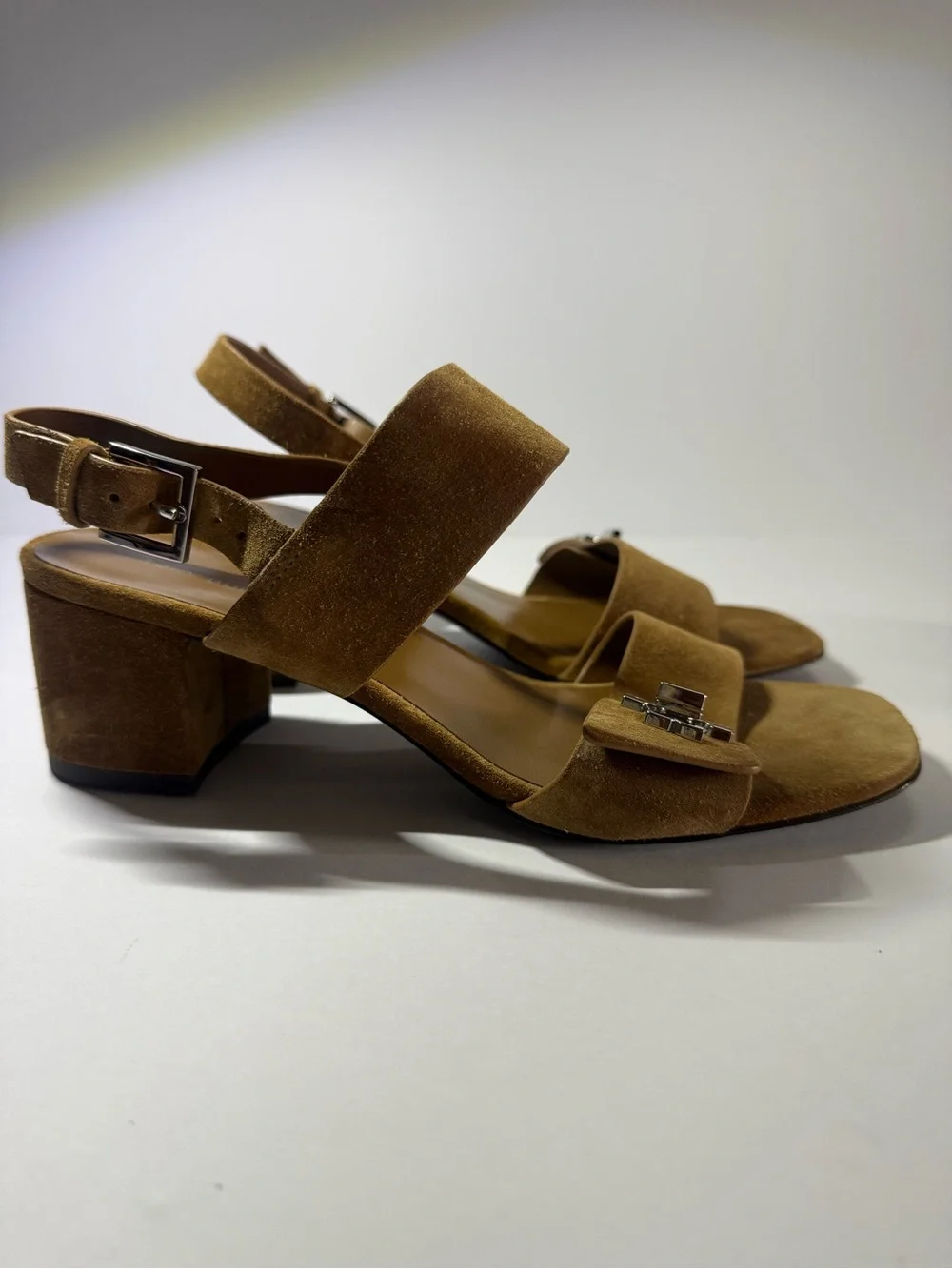 Tory Burch Tan Suede Slingback Sandals size 7